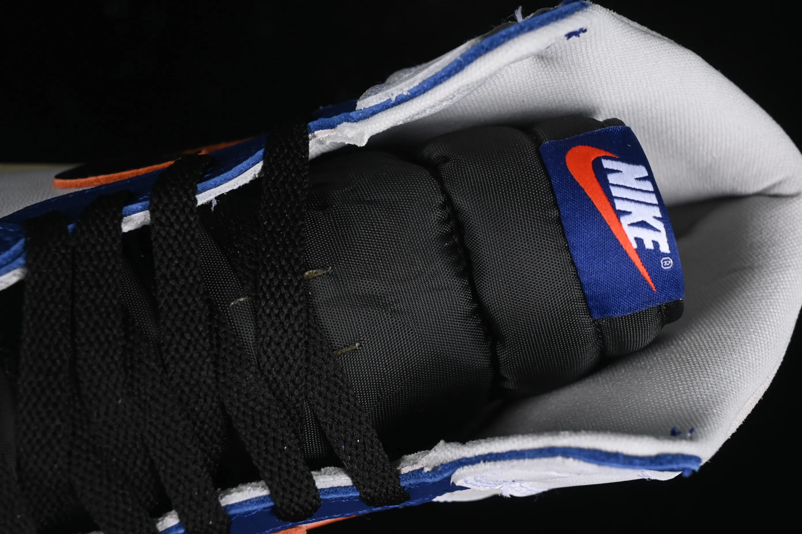 All categories Air Jordan Jordan series basketball shoes Air Jordan 1 High Air Jordan 1 Retro High "White Deep Royal Blue" AJ1 Joe 1 navy white and blue high-top basketball shoes DZ5485-100